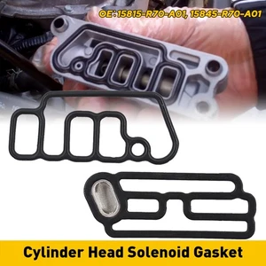 2 sets OEM Cylinder Head Solenoid Gasket VTEC For Honda 15815R70A01 15845R70A01 - Picture 1 of 9