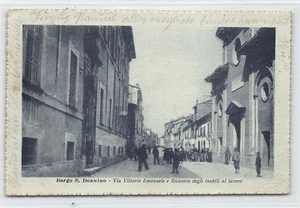 Italia - BORGO SAN DONNINO Fidenza (PR) Via Vittorio Emanuele e Ricovero degli i - Imagen 1 de 2