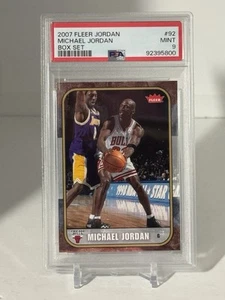 Michael Jordan  2007-08 Fleer  Box Set #92 PSA 9 MINT SHIPS SAME DAY - Picture 1 of 6
