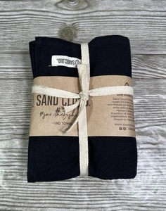 Sand Cloud Terra Fringeless Hand Bath Bundle 2 Pack - Black - Picture 1 of 3