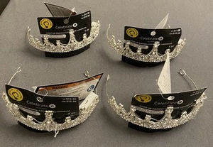 4 LOT CELEBRATE IT LIGHT UP CROWN PARTY PRINCESS TIARA QUINCEANERA DECORATION - Picture 1 of 5