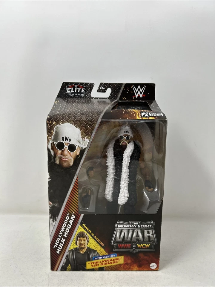 2025 Hollywood Hulk Hogan NWO MATTEL WWE Elite Monday Night War 7 Figure w/BAF