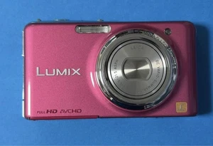 Panasonic LUMIX DMC-FX77 Pink Kompakt Digitalkamera mit Box Zubehör - Bild 1 von 8