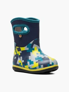 Bogs Classic Medium Camo 73096I-409 Toddler US 8 Indigo Multi Rain Boots ZPO4054 - Picture 1 of 10