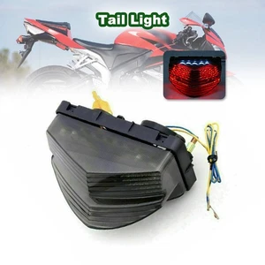 Rear Brake Tail Light Integrated Turn Signals For Honda CBR 600F 2002-2007 - Foto 1 di 11