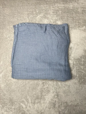 Детское одеяло Aden Anais Periwinkle синее бамбуковое вискозное безопасное пеленальное милое - Изображение 1 из 4