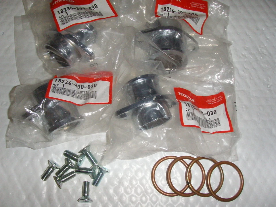 Juego de 4 bridas de escape Honda CB750 750 CB750K 1969-1976 18236-300-030 Foto 1 de 1