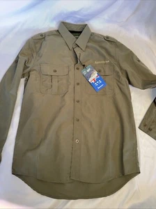 Amundson Men’s Sz Small Green Fishing Shirt Quick Dry - Picture 1 of 8