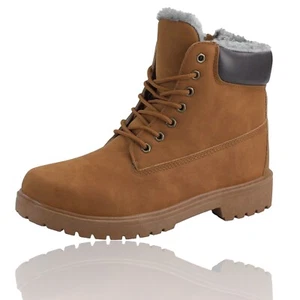 Herren Stiefeletten mit Reißverschluss Warm gefütterte Boots Stiefel 71270 - Bild 1 von 5