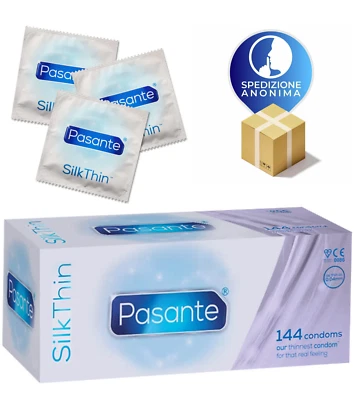 PASANTE SILK THIN PRESERVATIVI ULTRA SOTTILI PROFILATTICI 53MM QUANTITÀ A SCELTA