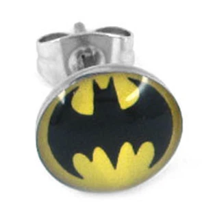 Superhero Batman stud earrings - Picture 1 of 1