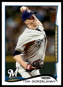 2014 Topps Update Tom Gorzelanny Milwaukee Brewers #US-302 - Picture 1 of 2