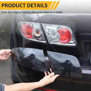 Protector de luz trasera negro ahumado decoración biseles para Mazda 6 GG 04-08 - Imagen 1 de 20