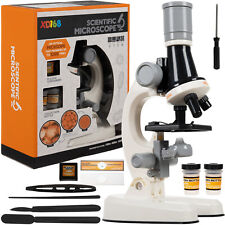 Mikroskop-Set Junior Zubehör für Kinder 100x-1200x Schule Hobby Lernen 19761