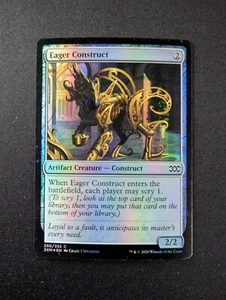 EAGER CONSTRUCT FOIL #250 MTG Double Masters - Picture 1 of 2