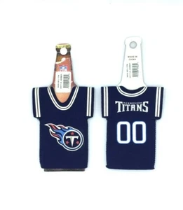 (2 PACK) TENNESSEE TITANS NEOPRENE BOTTLE SUIT JERSEY KOOZIE COOLERS FREE SHIP - Picture 1 of 1