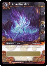 WoW Warcraft TCG MINT Grim Campfire LOOT Card