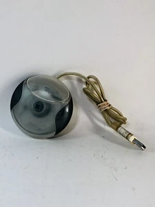 Apple M4848 Graphite Gray iMac Hockey Puck USB Wired Mouse Tested/Works Vintage - Picture 1 of 2
