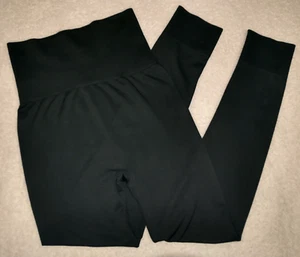 Rue 21 Women's Black Leggings Fitted Cuffed Size L/XL - Picture 1 of 10