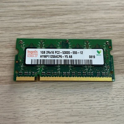 Memoria RAM HYNIX HYMP112S64CP6-Y5 PC2-5300S 1GB DDR2 - Immagine 1 di 2