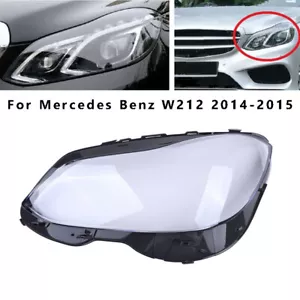 Left Side Clear Headlight Lens Cover for Mercedes-benz E Class W212 2014-2015 - Picture 1 of 7