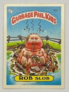 1985 Topps Garbage Pail Kids Stickers - Series 2 - 52b Rob Slob -EX+ Glossy - Picture 1 of 2