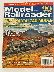 Model Railroader Magazine March 2024 Realism, Sante Fe, Colors - Picture 1 of 8