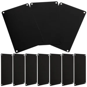 10 Pezzi Targhe Vuote Alluminio Cartello Sublimazione Vuote Targa Porta Metallo - Foto 1 di 12
