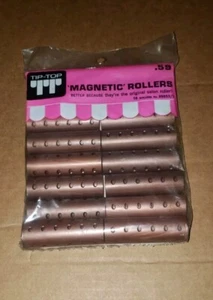Vintage TipTop Professional Stylists Magnetic Rollers 16 Count - Picture 1 of 1