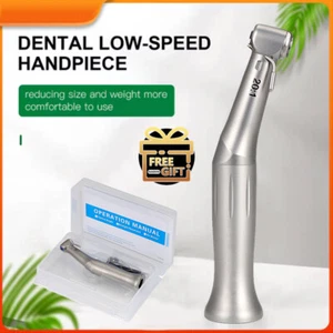 Dental 20:1 Reduction Contra Angle Handpiece Surgical Implant Push Button E-type - Picture 1 of 13