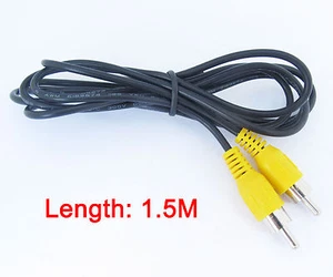 5 x 1.5M 5ft Composite Video Cable RCA Male to Male Cable Yellow - Picture 1 of 2