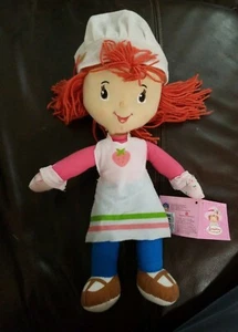 Strawberry Shortcake 2007 Kellytoy 16 Zoll Stofftier Plüsch Stoffpuppe Garn Haare Spielzeug Etiketten - Bild 1 von 7