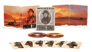YOUNG GUNS - 35TH ANNIVERSARY (4K UHD + BLU-RAY - STEELBOOK) W / Cards - Picture 1 of 1
