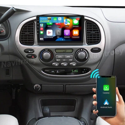 Автомобильное стерео радио GPS-навигатор для Toyota Tundra 2000-2006 Apple Carplay Android 15.0 - Изображение 1 из 4