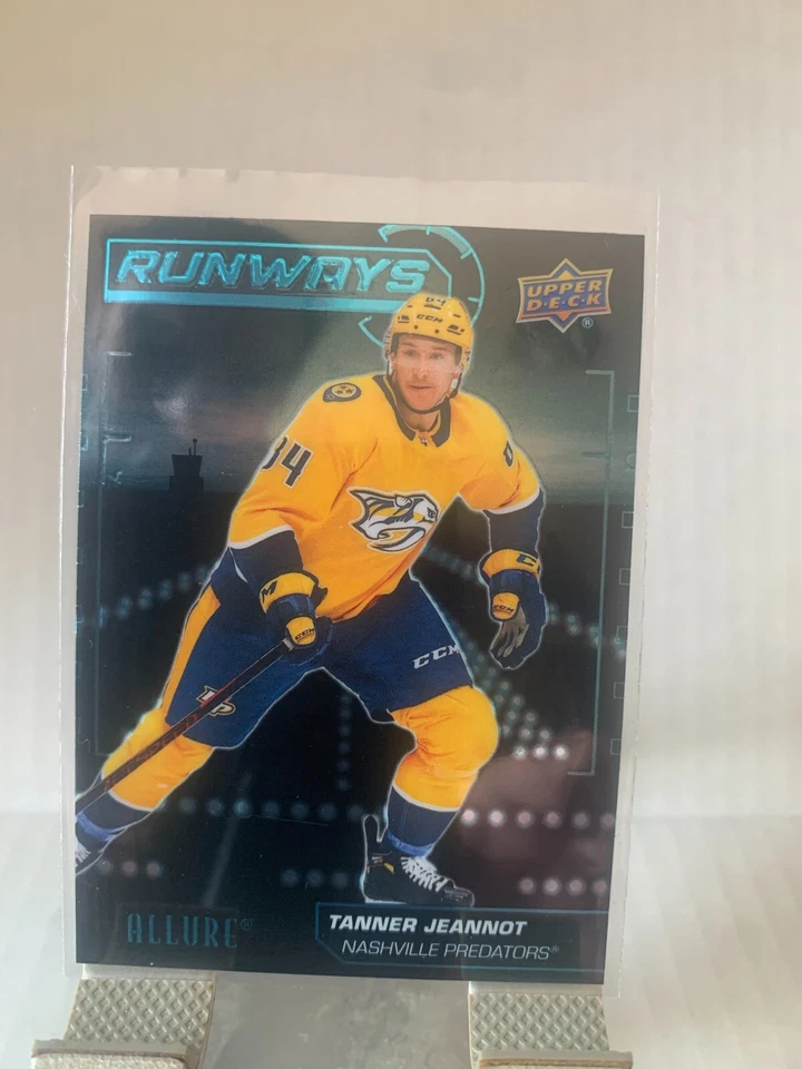 2022-23 Upper Deck Allure Runways Tanner Jeannot Nashville Predators #RW-4 - Image 1 of 2