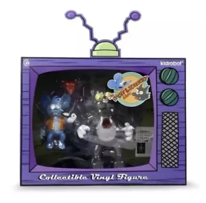 Itchy & Scratchy Collectible Vinyl Action Figures Kidrobot The Simpsons NIB - Picture 1 of 8