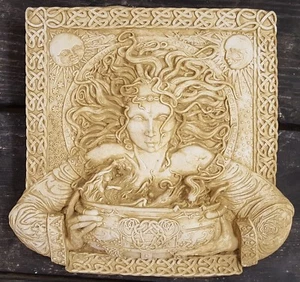 Gothic Antique Sandstone Wall Plaque - Picture 1 of 2