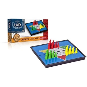 WE Games Magnetic Folding Travel Chinese Checkers Board Game - Picture 1 of 6