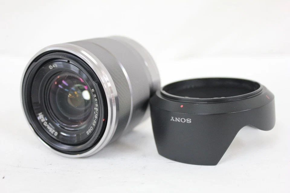 Sony E 18-55mm F3.5-5.6 OSS Image Stabilized Lens Official Hood From Japan - image 1 of 4