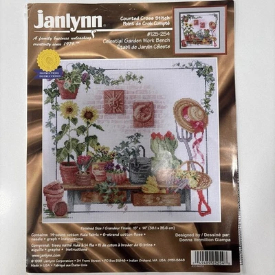 Janlynn Cross Stitch INSTRUCTIONS ONLY Celestial Garden Work Bench #125-254 - Image 1 of 4