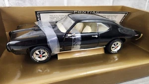 ERTL American Muscle 1969 Pontiac GTO Black 1:18 Diecast Peachstate 7019 - Picture 1 of 11