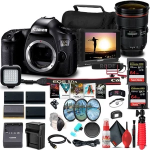 Canon EOS 5DS DSLR Camera (Body Only) (0581C002) + Canon Lens + More Bundle - Picture 1 of 7