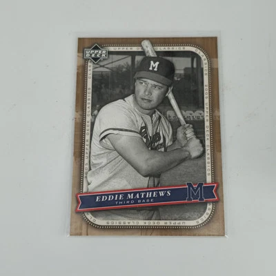 2005 Upper Deck Classics   Eddie Mathews #31 Milwaukee Braves - Image 1 of 2