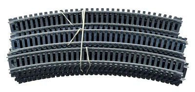 39 INDIVIDUAL PIECES OF ATLAS  HO NICKEL SILVER 18" RADIUS SNAP TRACK-FREE SHIP - Image 1 of 3