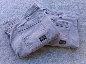 Lote de 2 pantalones de trabajo Duluth Trading Co manguera contra incendios flexible ajuste relajado talla 44 x 30 - Imagen 1 de 10