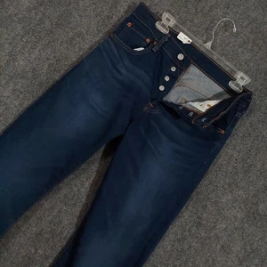 Jeans uomo Levis 501 Original Fit bottoni mosca lavaggio scuro W30 L34 - Foto 1 di 11