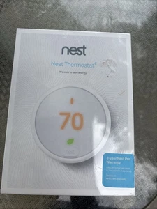 Google Nest Thermostat E in White - Picture 1 of 2