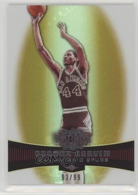 2006-07 Topps Triple Threads Gold /99 George Gervin #100 HOF - Image 1 of 2