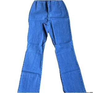 d&Co Women's Denim Pants, Straight Leg Medium No Pockets - Picture 1 of 5