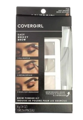 COVERGIRL Easy Breezy Brow Powder Kit, 710 Soft Brown - Image 1 of 3
